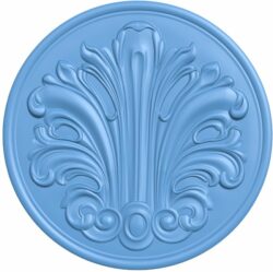 Round pattern T0008772 download free stl files 3d model for CNC wood carving