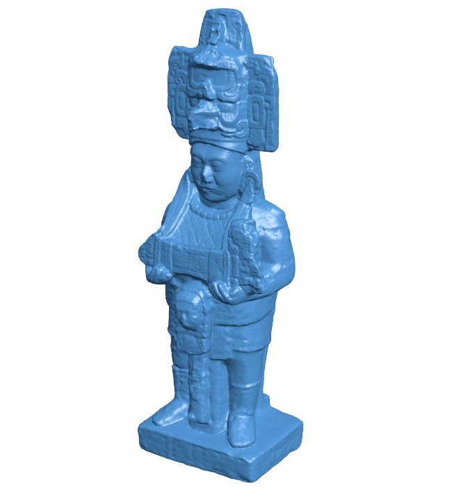 Ruler K'inich Chapat, Museum of Toniná, Mexico B010801 3d model file for 3d printer