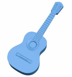 Spanish guitar B010794 3d model file for 3d printer