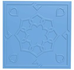 Square pattern T0008815 download free stl files 3d model for CNC wood carving