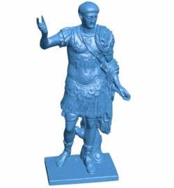 Statue of Trajan at Tower Hill, London B010802 3d model file for 3d printer
