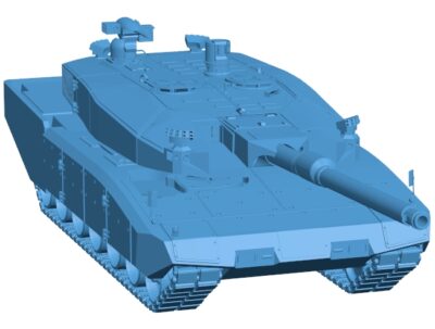 Tank vehicles in battle B010749 3d model file for 3d printer