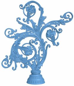 Top of the column T0008419 download free stl files 3d model for CNC wood carving