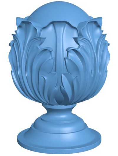 Top of the column T0008420 download free stl files 3d model for CNC wood carving