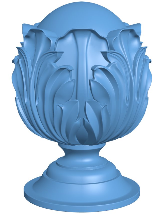 Top of the column T0008420 download free stl files 3d model for CNC wood carving