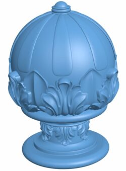 Top of the column T0008454 download free stl files 3d model for CNC wood carving