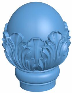 Top of the column T0008455 download free stl files 3d model for CNC wood carving