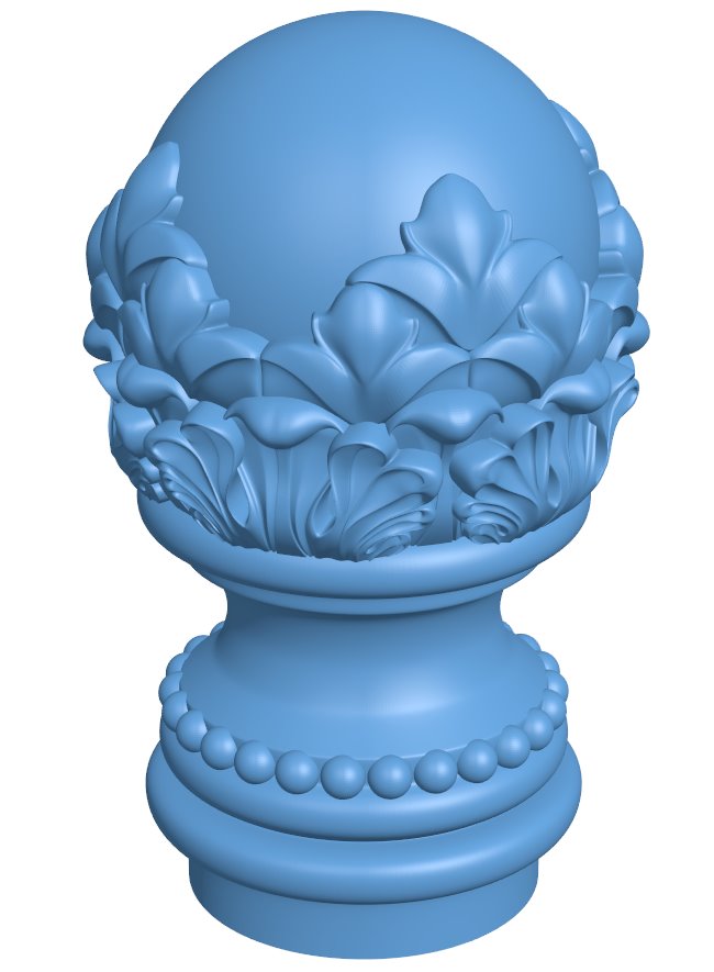 Top of the column T0008458 download free stl files 3d model for CNC wood carving