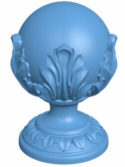 Top of the column T0008459 download free stl files 3d model for CNC wood carving