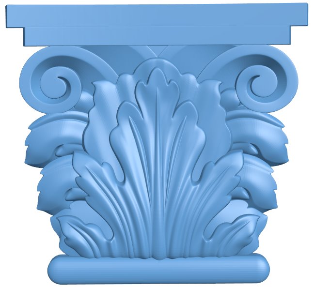 Top of the column T0008693 download free stl files 3d model for CNC wood carving