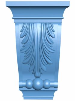 Top of the column T0008697 download free stl files 3d model for CNC wood carving