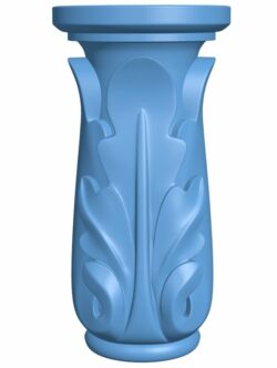 Top of the column T0008698 download free stl files 3d model for CNC wood carving