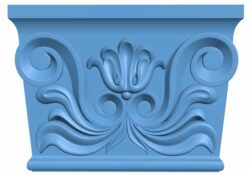 Top of the column T0008700 download free stl files 3d model for CNC wood carving