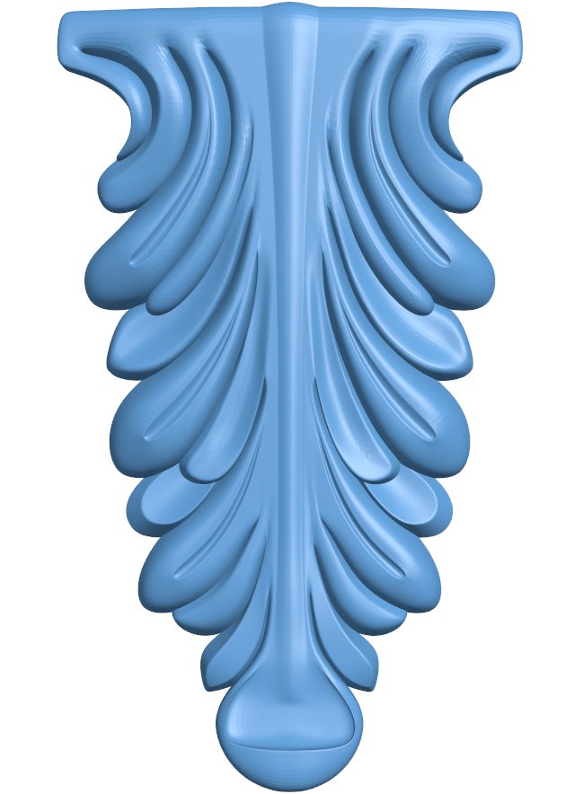 Top of the column T0008777 download free stl files 3d model for CNC wood carving