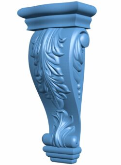 Top of the column T0008780 download free stl files 3d model for CNC wood carving