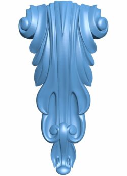 Top of the column T0008816 download free stl files 3d model for CNC wood carving