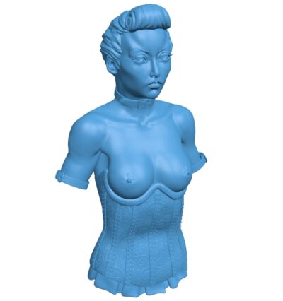 Women - bust B010727 3d model file for 3d printer