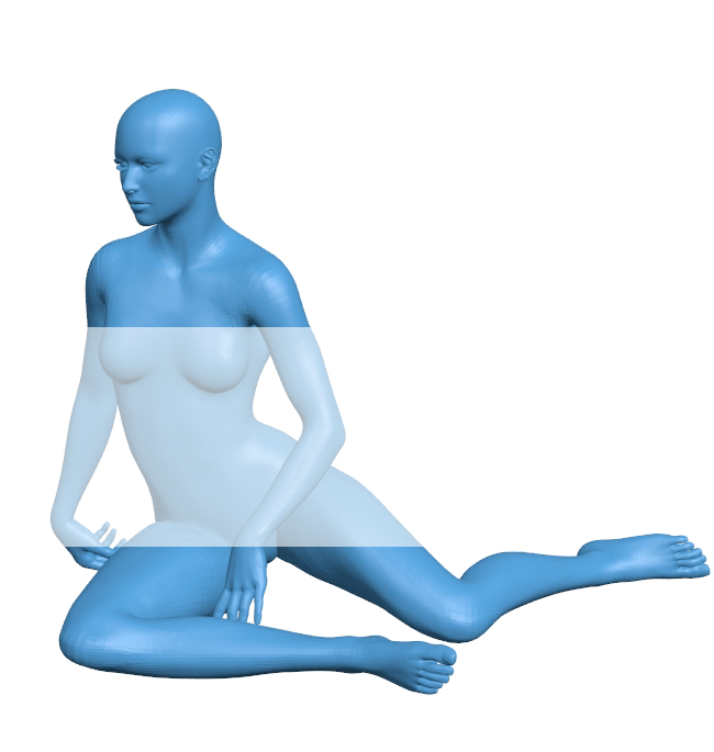 Yoga practice model B010772 3d model file for 3d printer