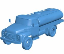 Zil vehicles transport fuel B010797 3d model file for 3d printer