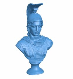Alexander the Great Sculpture Statue, Italy B011022 3d model file for 3d printer