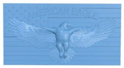 American eagle T0009021 download free stl files 3d model for CNC wood carving