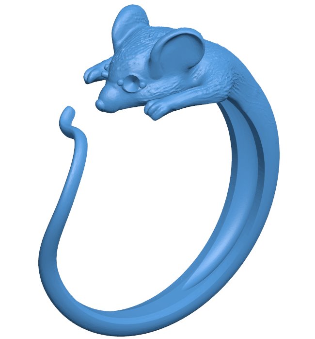 Bague souris B010871 3d model file for 3d printer