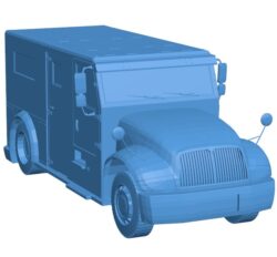 Bank truck B010984 3d model file for 3d printer