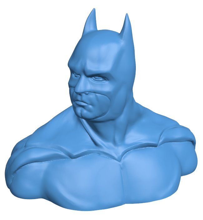 Batman bust - superman B010884 3d model file for 3d printer