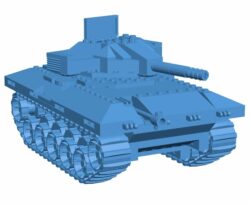 Bulldog tank B010892 3d model file for 3d printer