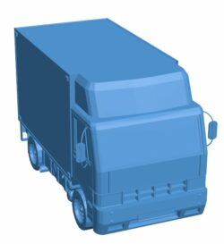 Cartoon truck B011006 3d model file for 3d printer