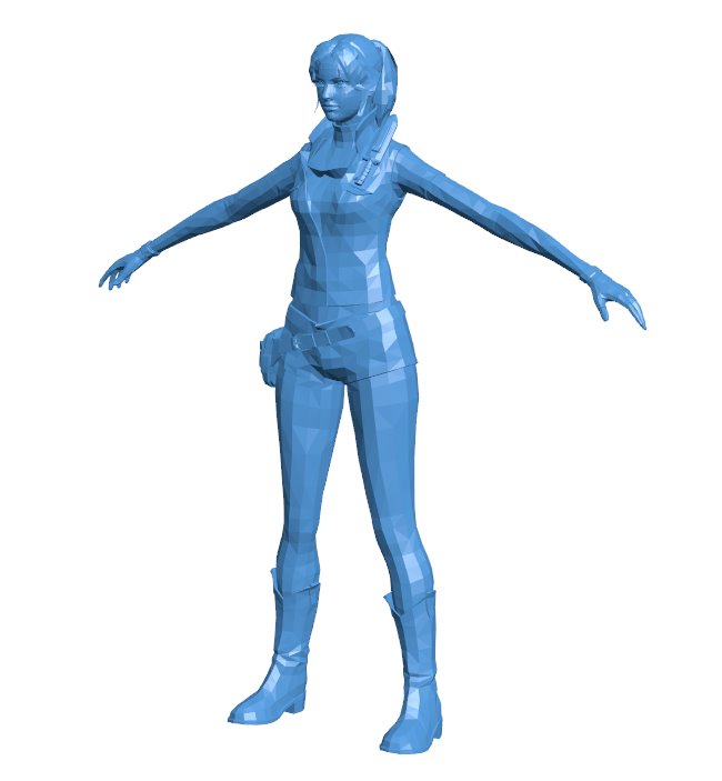 Claire Redfield B010963 3d model file for 3d printer