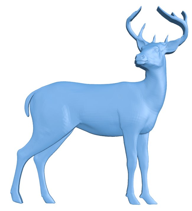 Deer T0009389 download free stl files 3d model for CNC wood carving
