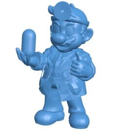 Doctor mario B011053 3d model file for 3d printer