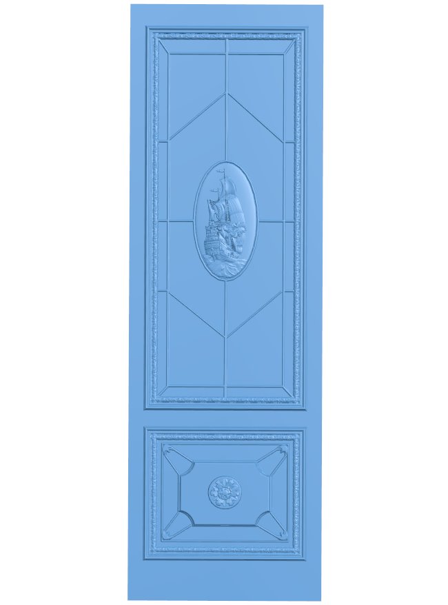 Door pattern T0009265 download free stl files 3d model for CNC wood carving