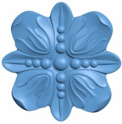 Flower pattern T0009117 download free stl files 3d model for CNC wood carving