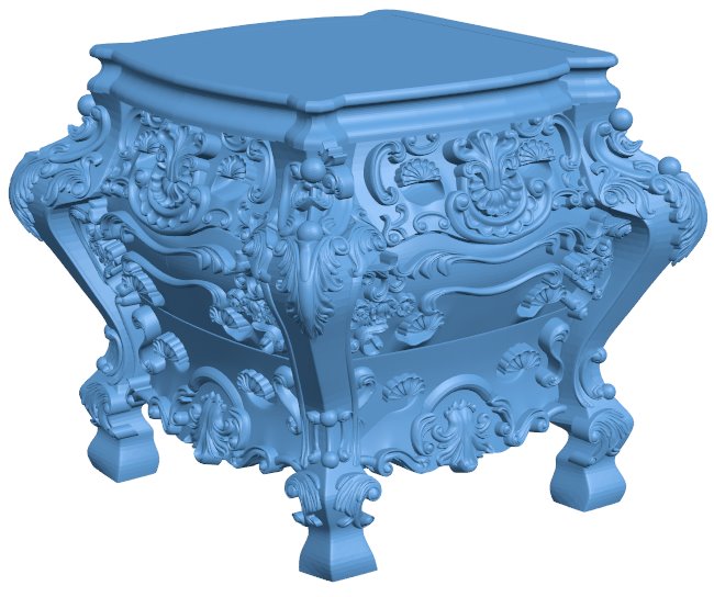 Furniture T0009462 download free stl files 3d model for CNC wood carving