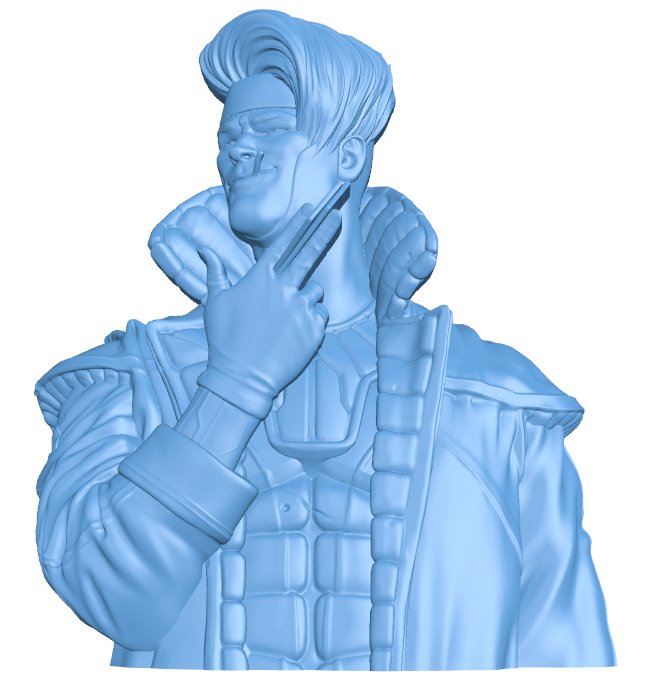 Gambit - Xmen T0009391 download free stl files 3d model for CNC wood carving