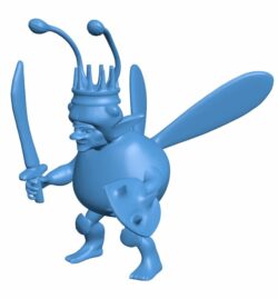 Goblin bard bee B011043 3d model file for 3d printer