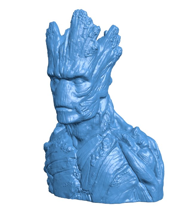 Groot storage box B011036 3d model file for 3d printer