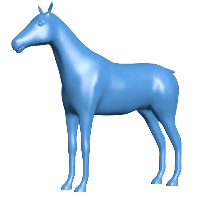 Horse B010906 3d model file for 3d printer