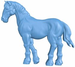 Horse T0009119 download free stl files 3d model for CNC wood carving