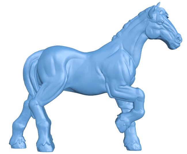 Horse T0009120 download free stl files 3d model for CNC wood carving