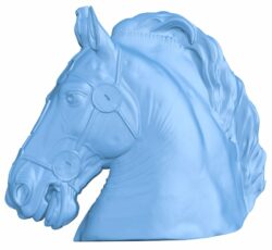 Horse head T0009118 download free stl files 3d model for CNC wood carving