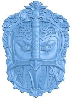 Human face pattern T0009197 download free stl files 3d model for CNC wood carving