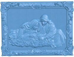 Joseph and mary T0009465 download free stl files 3d model for CNC wood carving