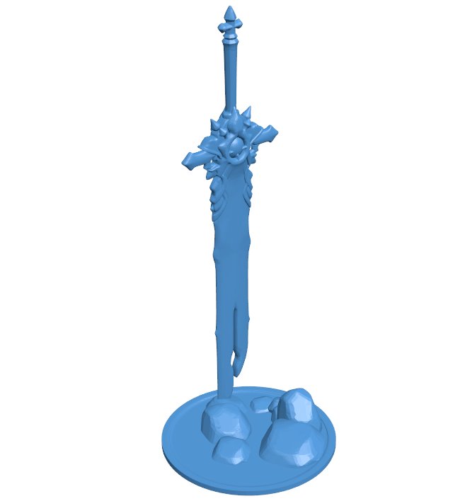 Legendary sword B010950 3d model file for 3d printer