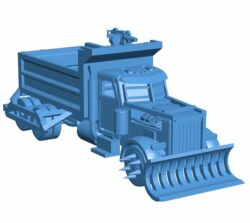 Mad max truck B010979 3d model file for 3d printer