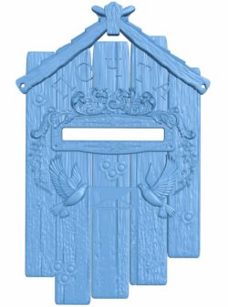 Mailbox cover T0009276 download free stl files 3d model for CNC wood carving