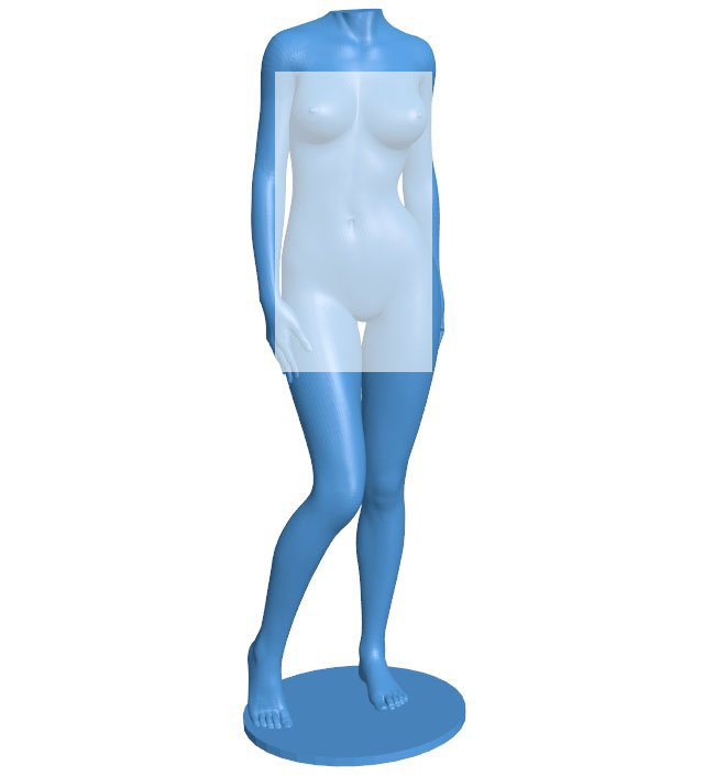 Mannequin model B010883 3d model file for 3d printer