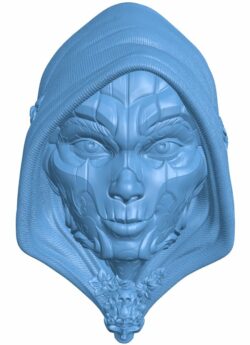 Mystical mask T0009068 download free stl files 3d model for CNC wood carving